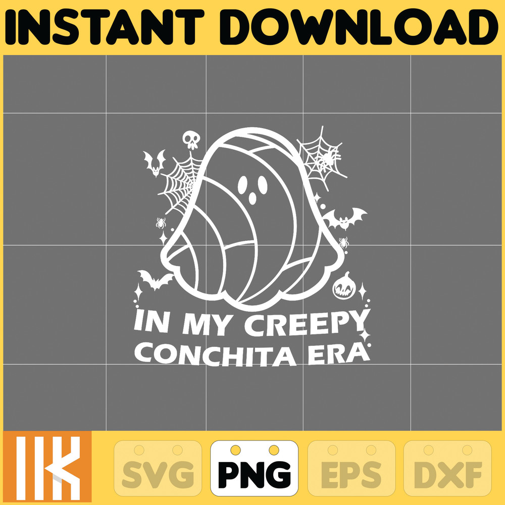 Mexican Ghost Png, Creepy Conchita Era Png, Conchas and Cucuys Png, Conchas Ghost, Funny Halloween Png, Dia de Muertos, Pan Dulce (11).jpg