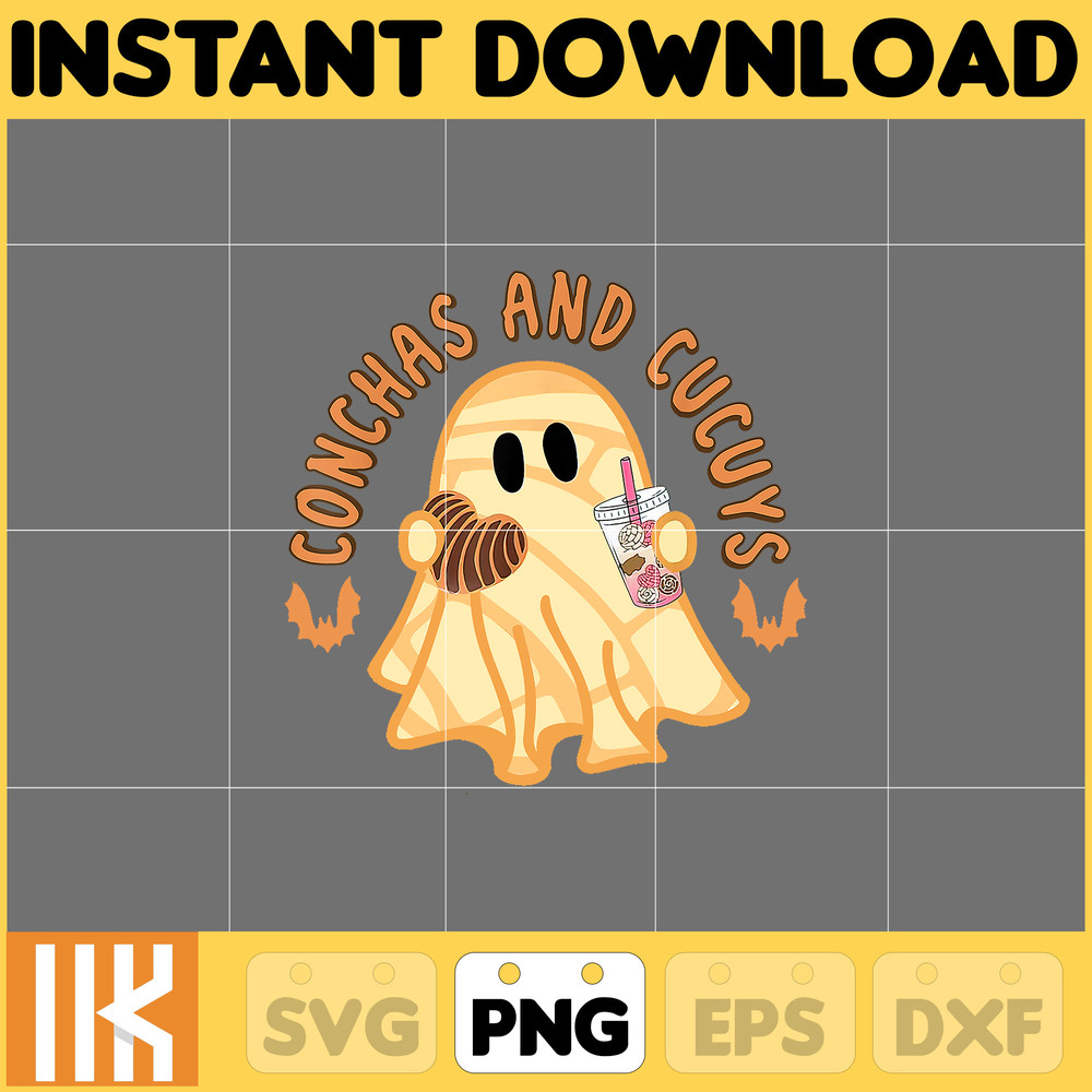 Mexican Ghost Png, Creepy Conchita Era Png, Conchas and Cucuys Png, Conchas Ghost, Funny Halloween Png, Dia de Muertos, Pan Dulce (12).jpg