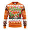 NCAA Texas Longhorns 12 Grinch Ugly Hoodie 3D Zip Hoodie 3D Ugly Christmas Sweater 3D Fleece Hoodie