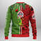 NCAA Ohio State Buckeyes Grinch & Scooby-doo Ugly Hoodie 3D Zip Hoodie 3D Ugly Christmas Sweater 3D Fleece Hoodie