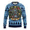 NCAA North Carolina Tar Heels Tree Ball Ugly Hoodie 3D Zip Hoodie 3D Ugly Christmas Sweater 3D Fleece Hoodie