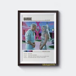 barbie movie poster digital download - gift idea - minimalist movie poster - printable wall art print .jpg