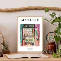 matisse open window 1905, matisse art poster, henri matisse floral poster, matisse art print.jpg