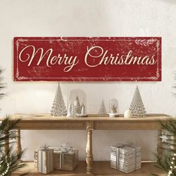 metal merry christmas sign, christmas wall decor, christmas porch decor, christmas porch signs, rustic christmas.jpg