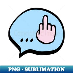 middle finger - artistic sublimation digital file - add a festive touch to every day