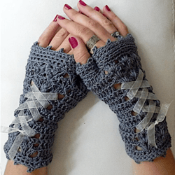 Duchess Gloves Crochet pattern, digital file PDF, digital pattern PDF, Crochet pattern