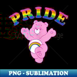 care bears rainbow pride - professional sublimation digital download - unleash your creativity