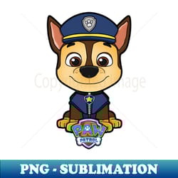 chase paw patrol - exclusive png sublimation download - add a festive touch to every day
