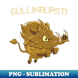 golden gullinbursti a mythical design for a legendary journey - high-resolution png sublimation file - perfect for sublimation art