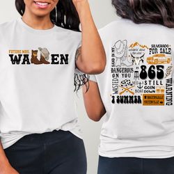 two sided vintage wallen western tshirt, cowgirl country, wallen western t-shirt, retro cowboy wallen t-shirt , trendy t