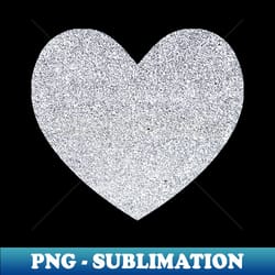 chrome glitter hearts - vintage sublimation png download - create with confidence