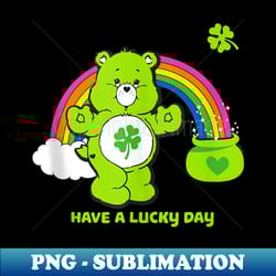 care bears have a lucky day - modern sublimation png file - bold & eye-catching