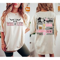 comfort colors wallen western t-shirt, cowboy wallen shirt, wallen bullhead shirt, wallen westerns gift, wallen t-shirt