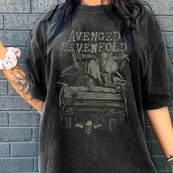 avenged sevenfold band fan shirt, avenged sevenfold 2023 tour shirt, avenged sevenfold life is but a dream north america