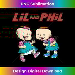 rugrats lil and phil laughing poster tank top - crafted sublimation digital download - crafted for sublimation excellence