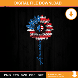 sunflower usa american flag 4th of july svg, 4th of july svg