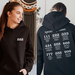angel numbers hoodie angel numbers shirt  mystical hoodie good energy shirt  law of attraction meditation hoodie spiritu