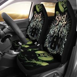 Ghost Car Seat Covers Metal Rock Band Fan Gift Idea TT03
