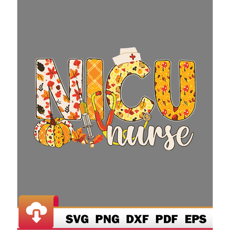 Thanksgiving SVG, Nicu Nurse Pumpkin Stethoscope Thanksgiving Autumn SVG - WildSvg.jpg