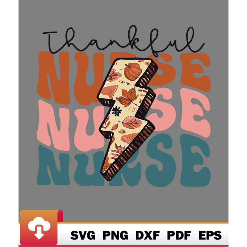Thanksgiving SVG, Nurse Thanksgiving Health Worker Nursing Fall Turkey Retro Great SVG - WildSvg.jpg