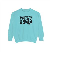 1983 birthday sweatshirt | 40th birthday girl | turning 40 | born 1983 | 40th birthday sweatshirt | leo birthday | birth