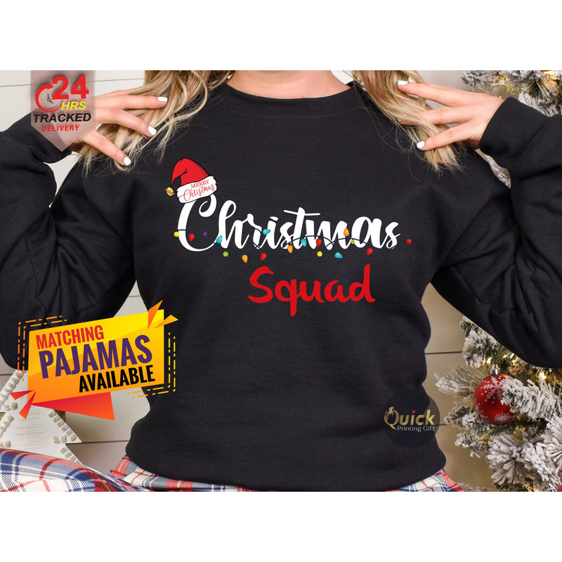 Christmas Family Squad Sweatshirt, Matching Christmas Family Shirt, Holiday Gift, Christmas Family Matching Pyjamas, Christmas Sweater.jpg