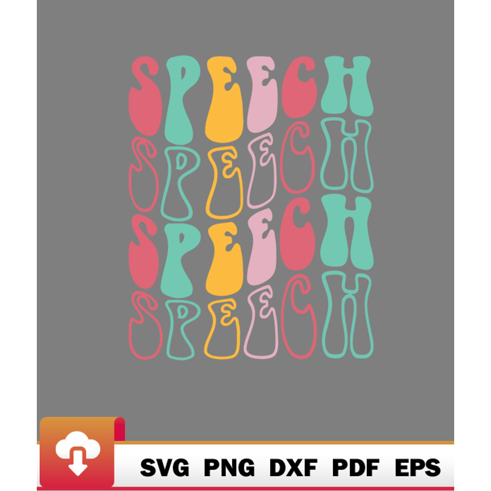 Thanksgiving SVG, Speech Therapy Retro Speech Language Pathologist Therapist SVG - WildSvg.jpg