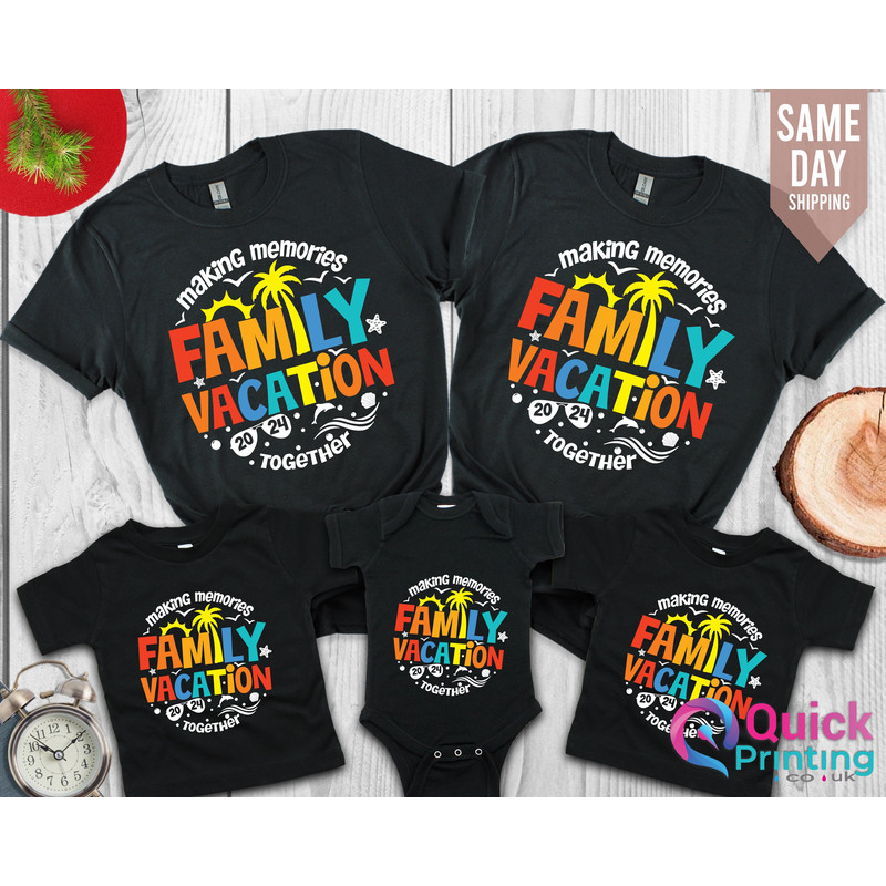 Family Vacation 2024 T-Shirt, Making Memories Together Shirt, Cruise Family Shirt 2024, Family Christmas Tshirt, Holiday Trip Shirt 2024.jpg