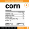 Corn Nutrition Facts SVG, Thanksgiving Costume.jpg
