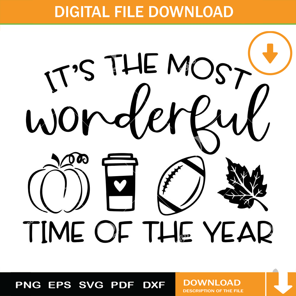 It's The Most Wonderful Fall Thanksgiving SVG.jpg
