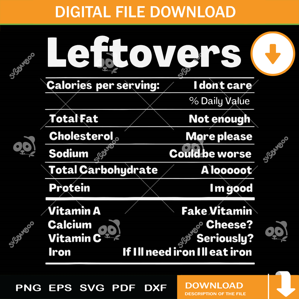 Leftovers Nutrition Facts SVG PNG.jpg
