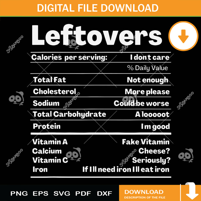 Leftovers Nutrition Facts SVG PNG.jpg