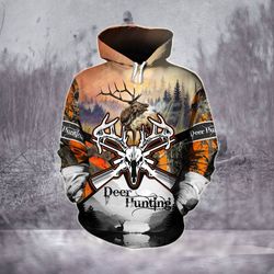 deer hunting orange 17 ddt300496 hoodie