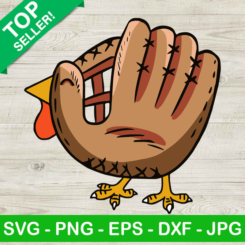 Turkey baseball gloves SVG, Turkey baseball SVG, Thanksgiving SVG.jpg