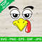 Turkey face SVG, Thanksgiving SVG, Turkey SVG.jpg