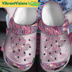 funny diamond dog paw crocs