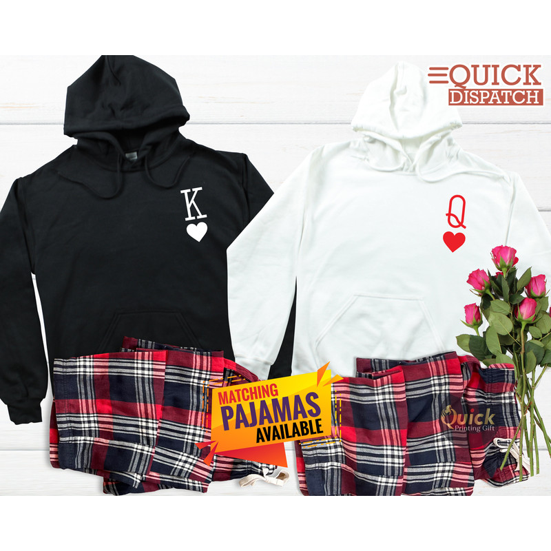 King of Spades and Queen of Hearts Sweatshirt, King And Queen Matching Couple Hoodie, Valentines Day Sweats, Anniversary Gifts Husband Wife.jpg