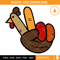 Peace Sign Turkey Hand Svg, Thanksgiving 2023 Svg, Turkey.jpg