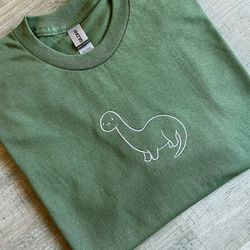 dinosaur shirt embroidered shirt dino shirt dinosaur shirt s cute dinosaur shirt dinosaur t-shirt dinosaur gift emb