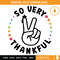 So very thankful Svg, Peace Sign Turkey Svg, Thanksgiving.jpg