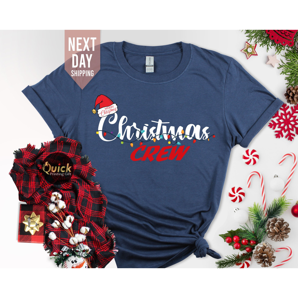 Matching Family Christmas Tshirts 2023, Daddy Mummy Baby Matching Outfit, Christmas Crew Squad Tshirt Women Men, Christmas Gift for Family.jpg