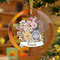 Winnie the Pooh Glass Ornament, Xmas Pooh and Friends Glass Ornament, Piglet Christmas Ornament, Pooh Ornament, Glass Christmas Gift.jpg