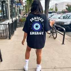 evil eye shirt  all seeing eye mystical shirt  witchy shirt  celestial shirt  spirituality shirt  good energy shirt  aes