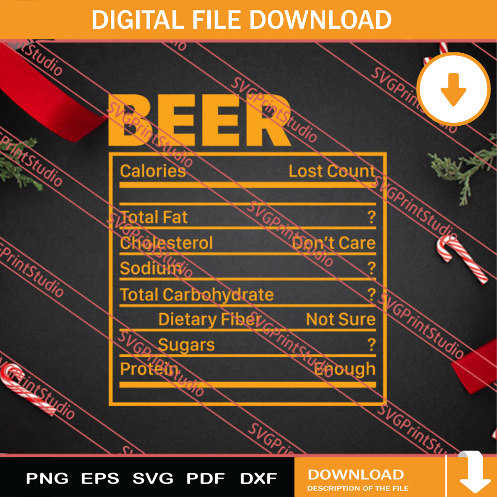 Beer Thanksgiving SVG PNG EPS DXF Silhouette Cut Files.jpg