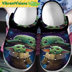 baby yoda sandal shoes baby yoda clogs din djarin shoes the mandalorian shoes summer shoes family trip
