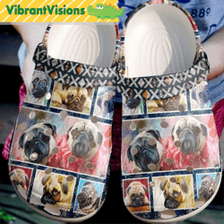 pug cute photo frames dog crocs