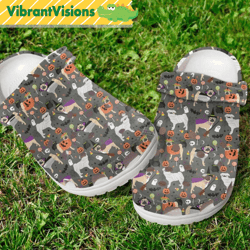 pug dog halloween pattern crocs