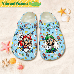 mario and luigi shoes super mario clog shoes mario luigi sandal shoes mario bros summer shoes