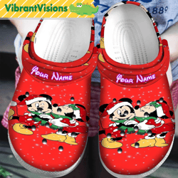 mickey christmas clog shoes mickey and friends sandal shoes gift for women mickey minnie xmas disneyland.