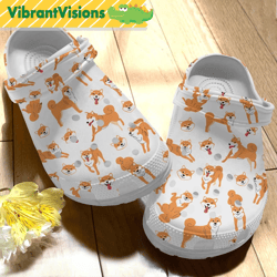 shiba inu crocs slippers